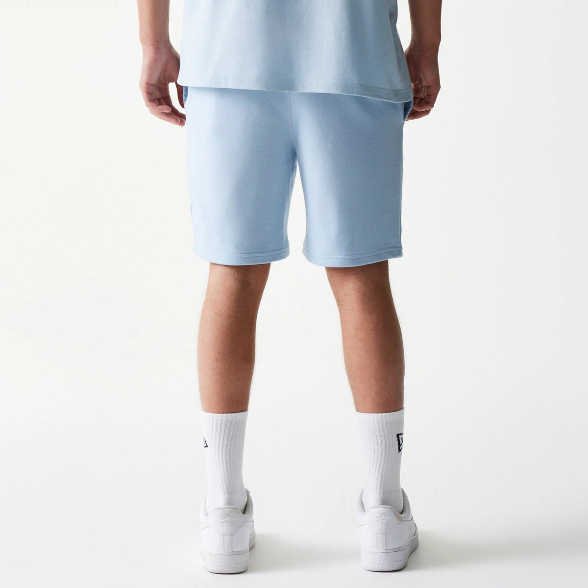 New York Yankees MLB League Essential Midi Pastel Blue Shorts-kentox