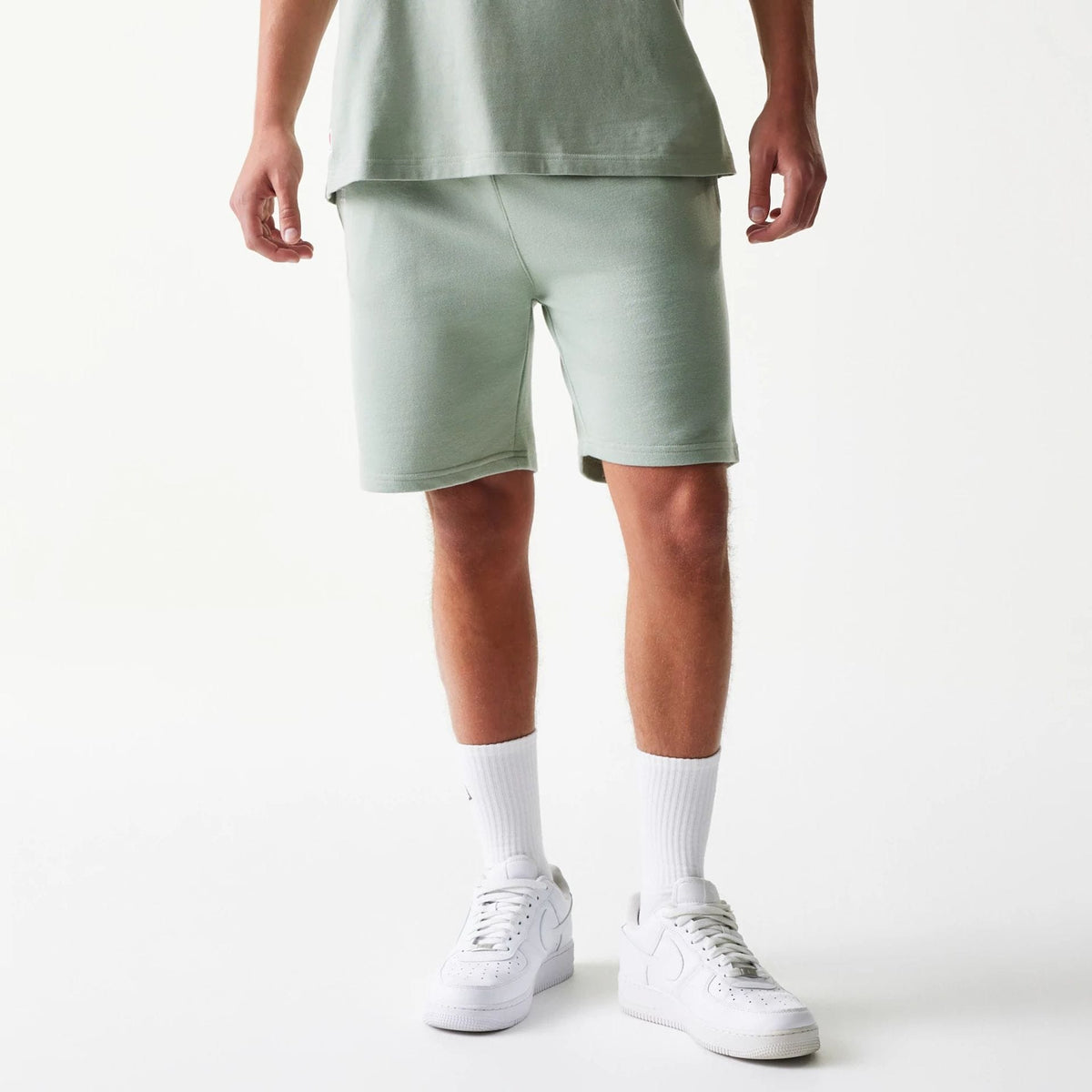 LA Dodgers MLB League Essential Midi Pastel Green Shorts-kentox