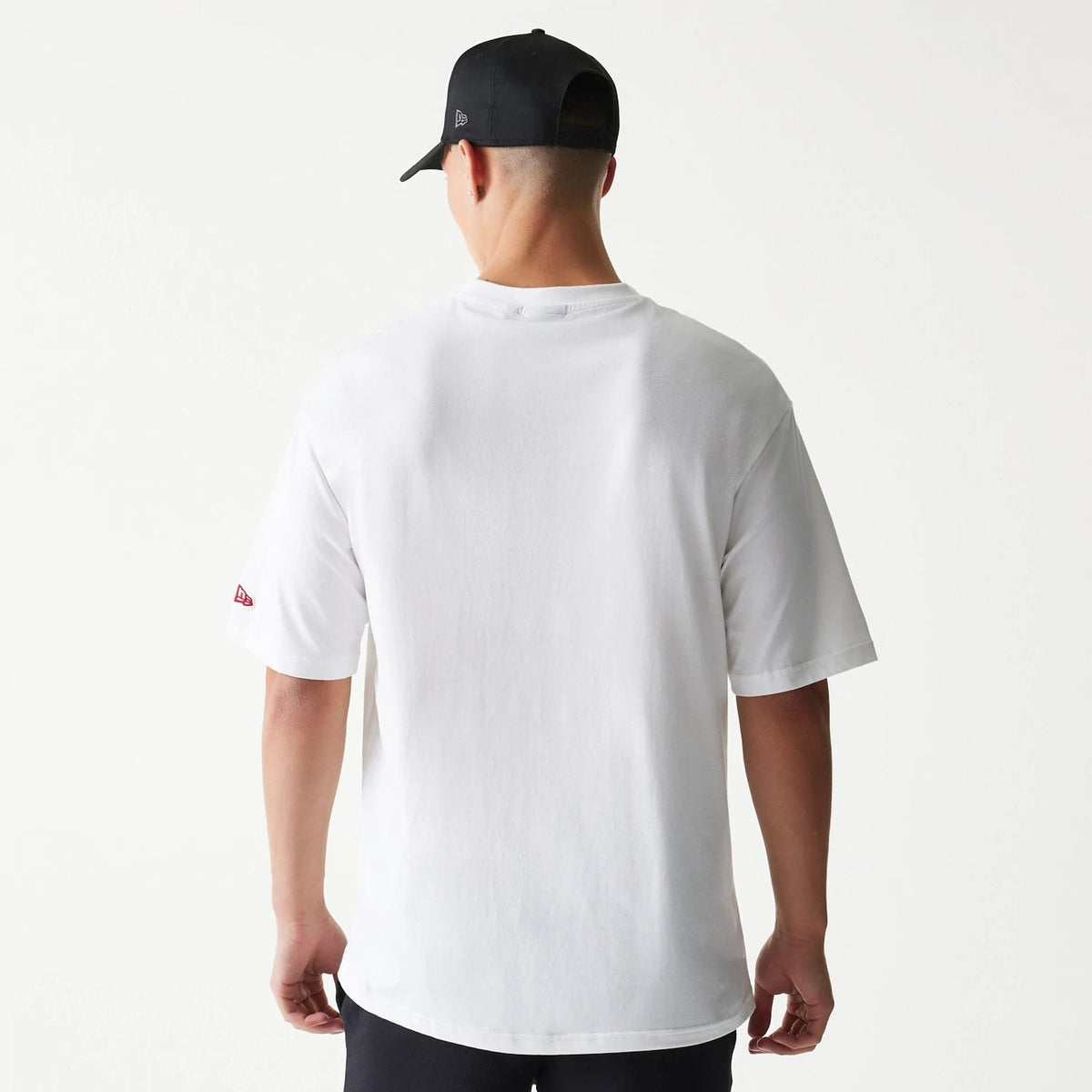 Chicago Bulls NBA League Essential White Oversized T-Shirt-kentox