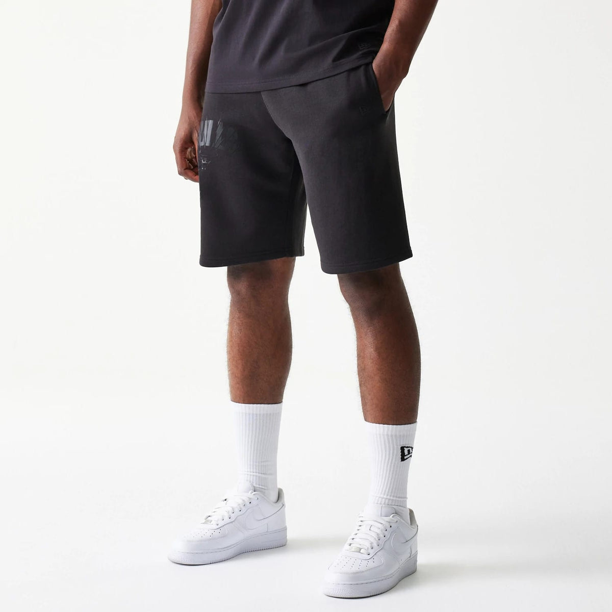 Chicago Bulls NBA Black Shorts-kentox