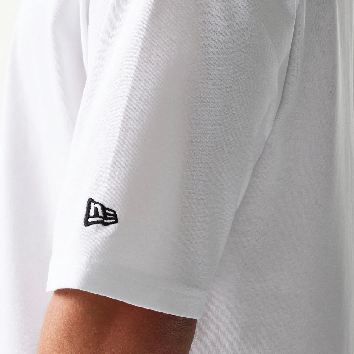 New Era Baseball Player Graphic White Oversized T-Shirt-kentox
