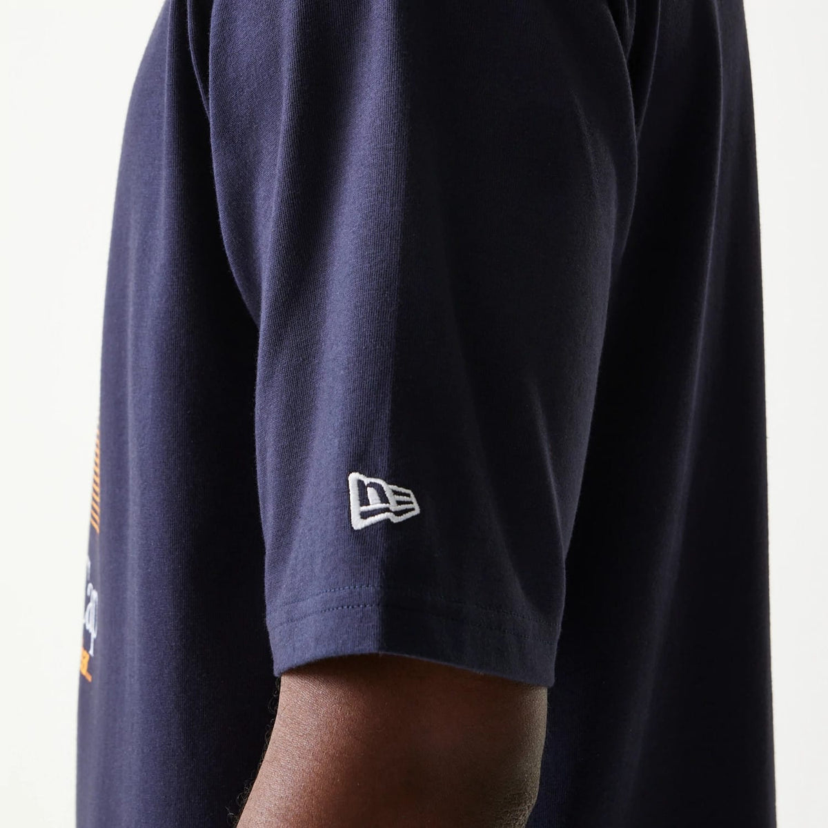 New Era Baseball Player Graphic Navy Oversized T-Shirt-kentox