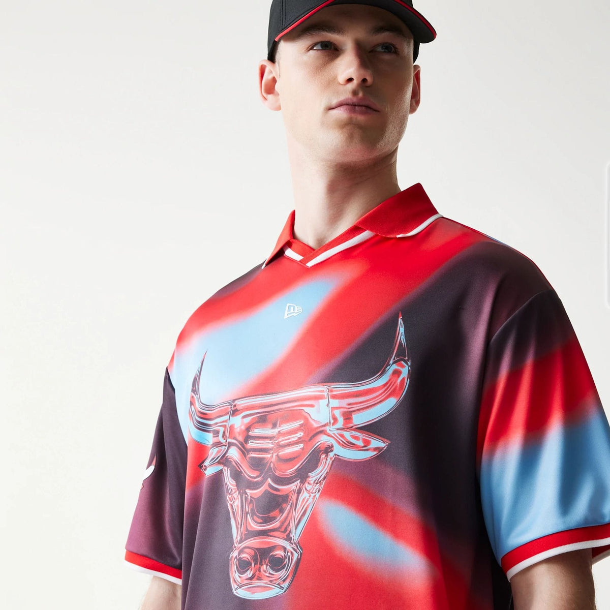 Chicago Bulls NBA All Over Print Red T-Shirt-kentox