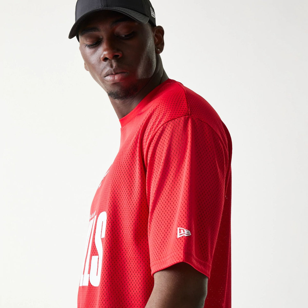 Chicago Bulls NBA Graphic Mesh Red T-Shirt-kentox