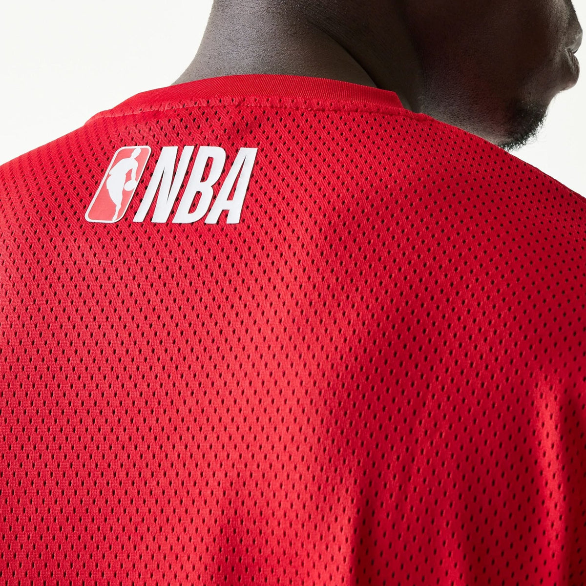 Chicago Bulls NBA Graphic Mesh Red T-Shirt-kentox