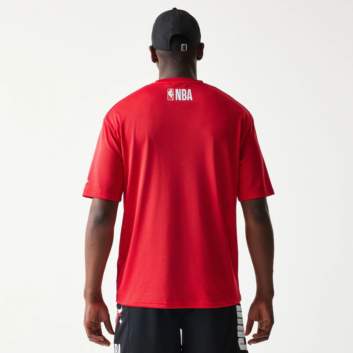 Chicago Bulls NBA Graphic Mesh Red T-Shirt-kentox