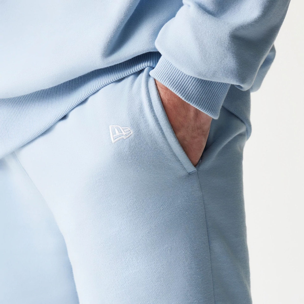 New York Yankees MLB League Essential Midi Pastel Blue Shorts-kentox