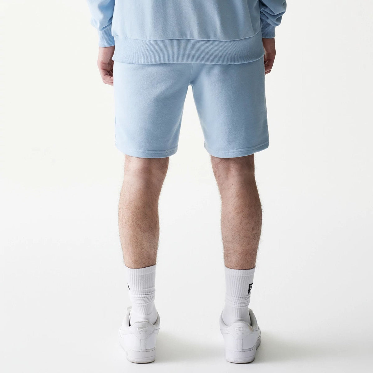 New York Yankees MLB League Essential Midi Pastel Blue Shorts-kentox