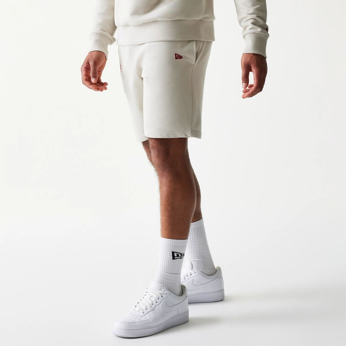 LA Lakers NBA League Essential Light Beige Shorts-kentox