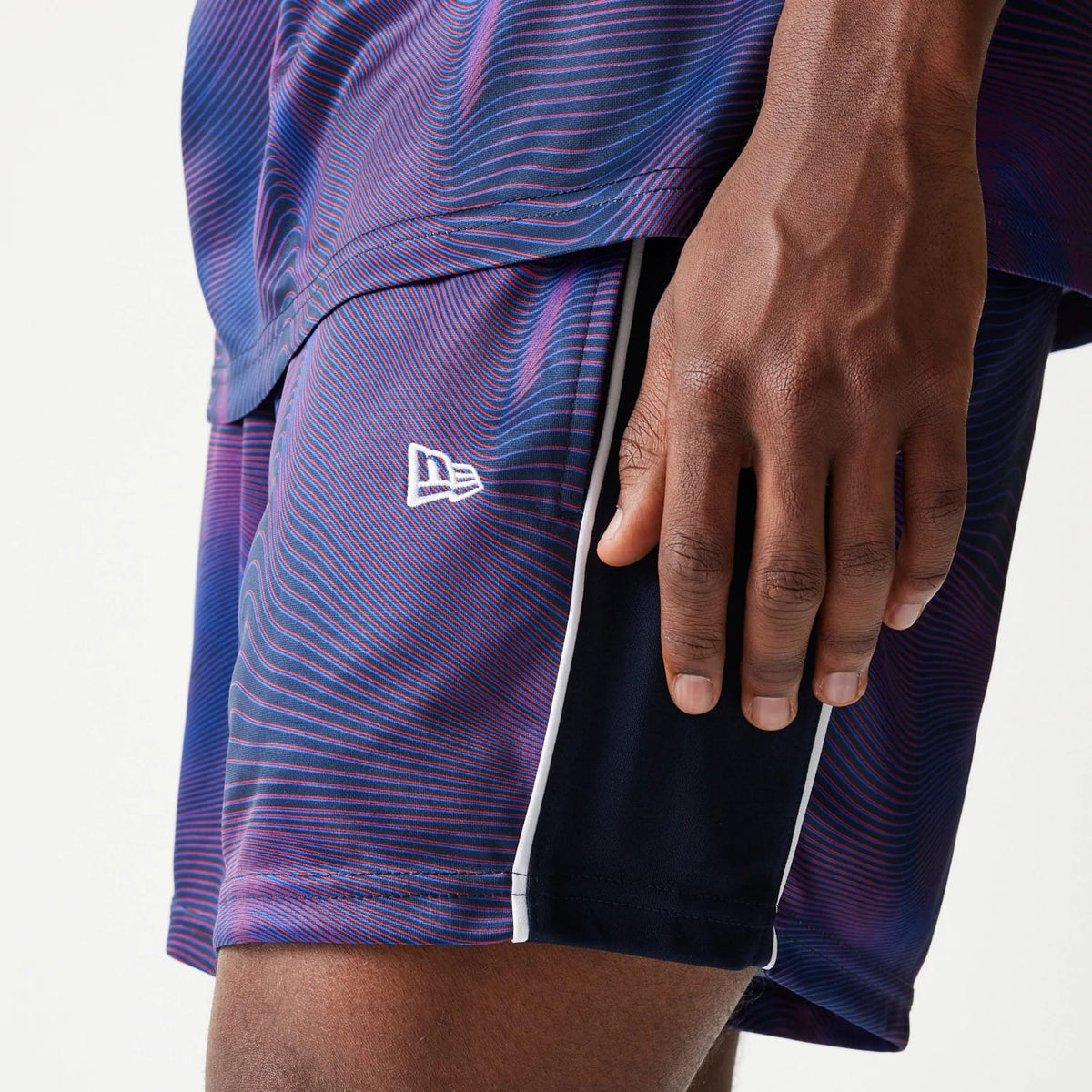 Red Bull Racing All Over Print Dark Blue Football Shorts-kentox