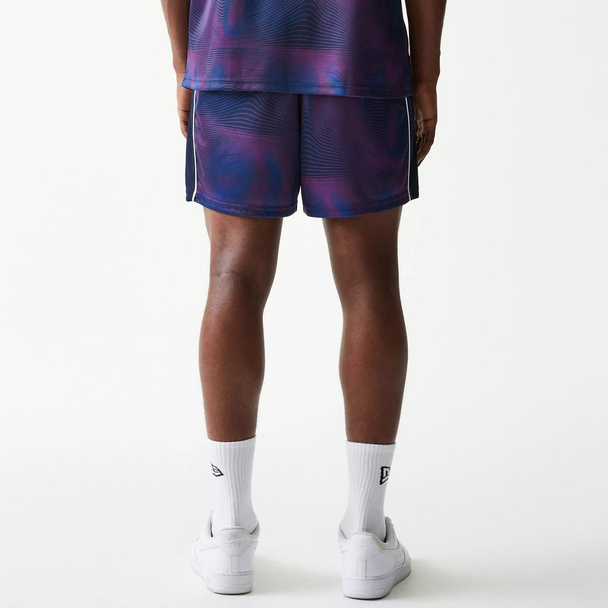 Red Bull Racing All Over Print Dark Blue Football Shorts-kentox