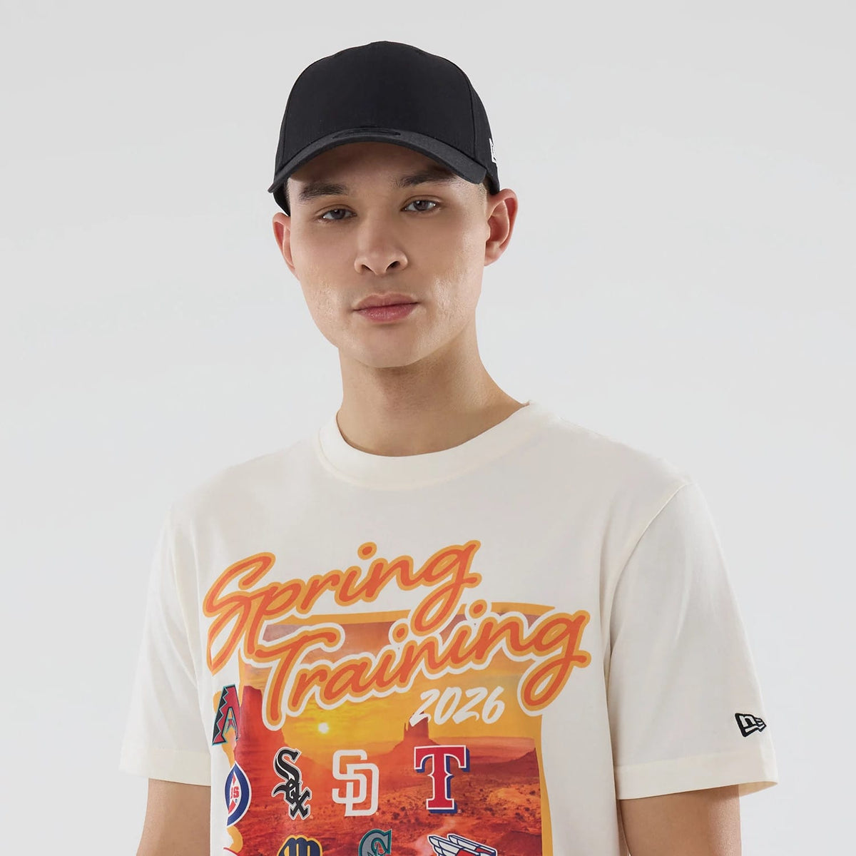 Cactus League Logo MLB Spring Training 2026 Cream T-Shirt-kentox