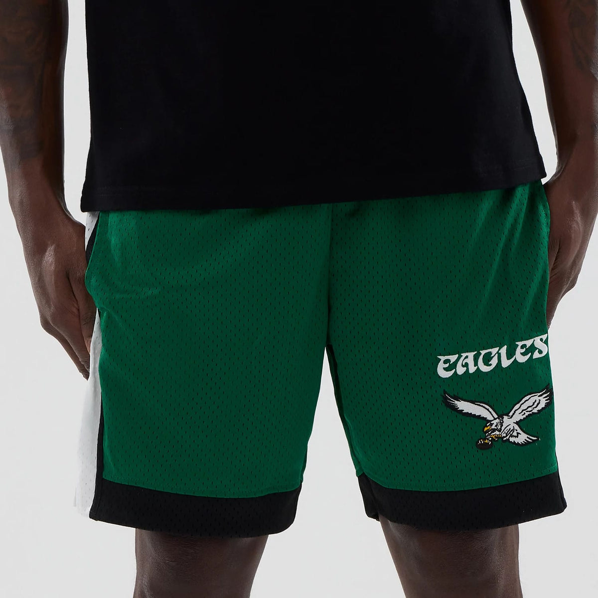 Philadelphia Eagles NFL Green Mesh Shorts-kentox