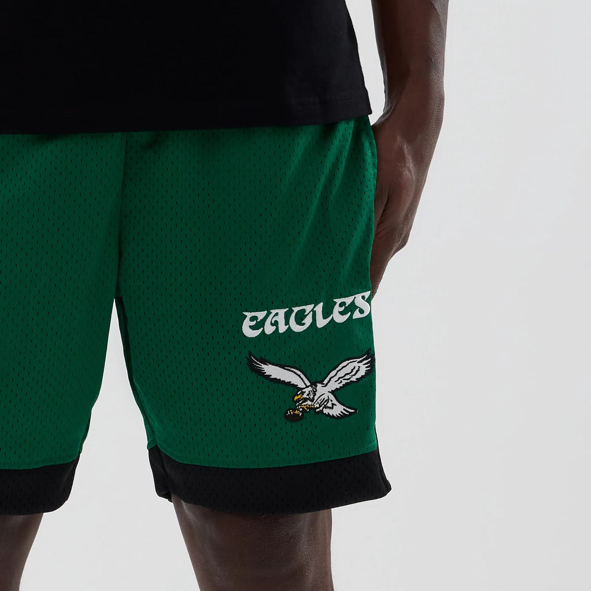 Philadelphia Eagles NFL Green Mesh Shorts-kentox