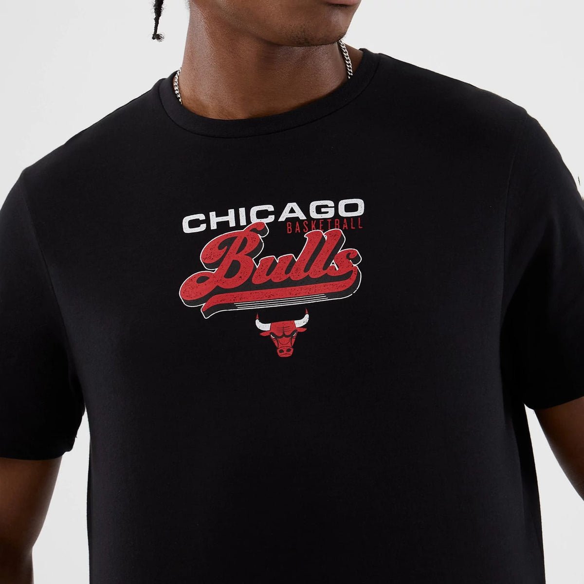 Chicago Bulls NBA Back To School Black T-Shirt-kentox