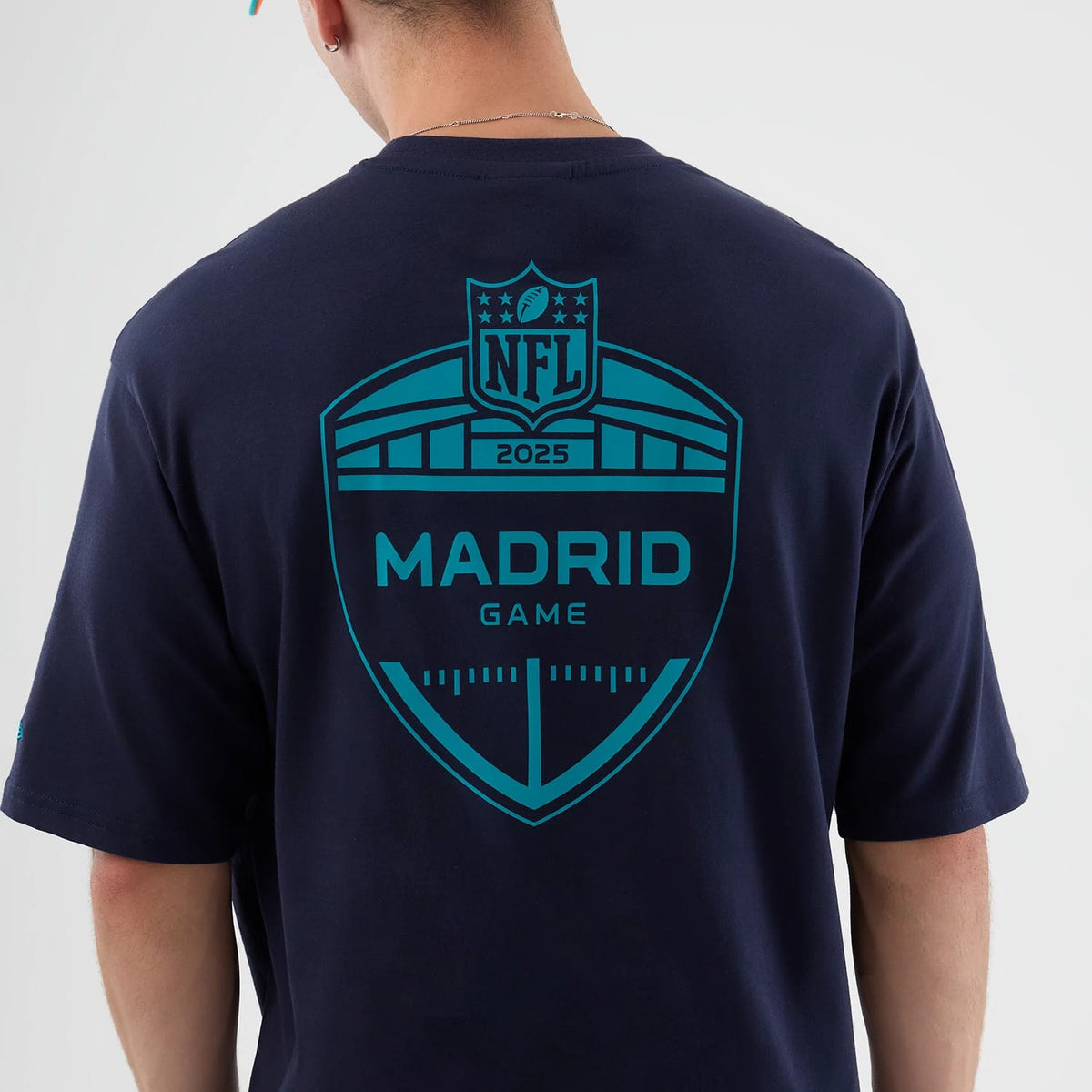 Miami Dolphins NFL International Series Games Navy Oversized T-Shirt-kentox