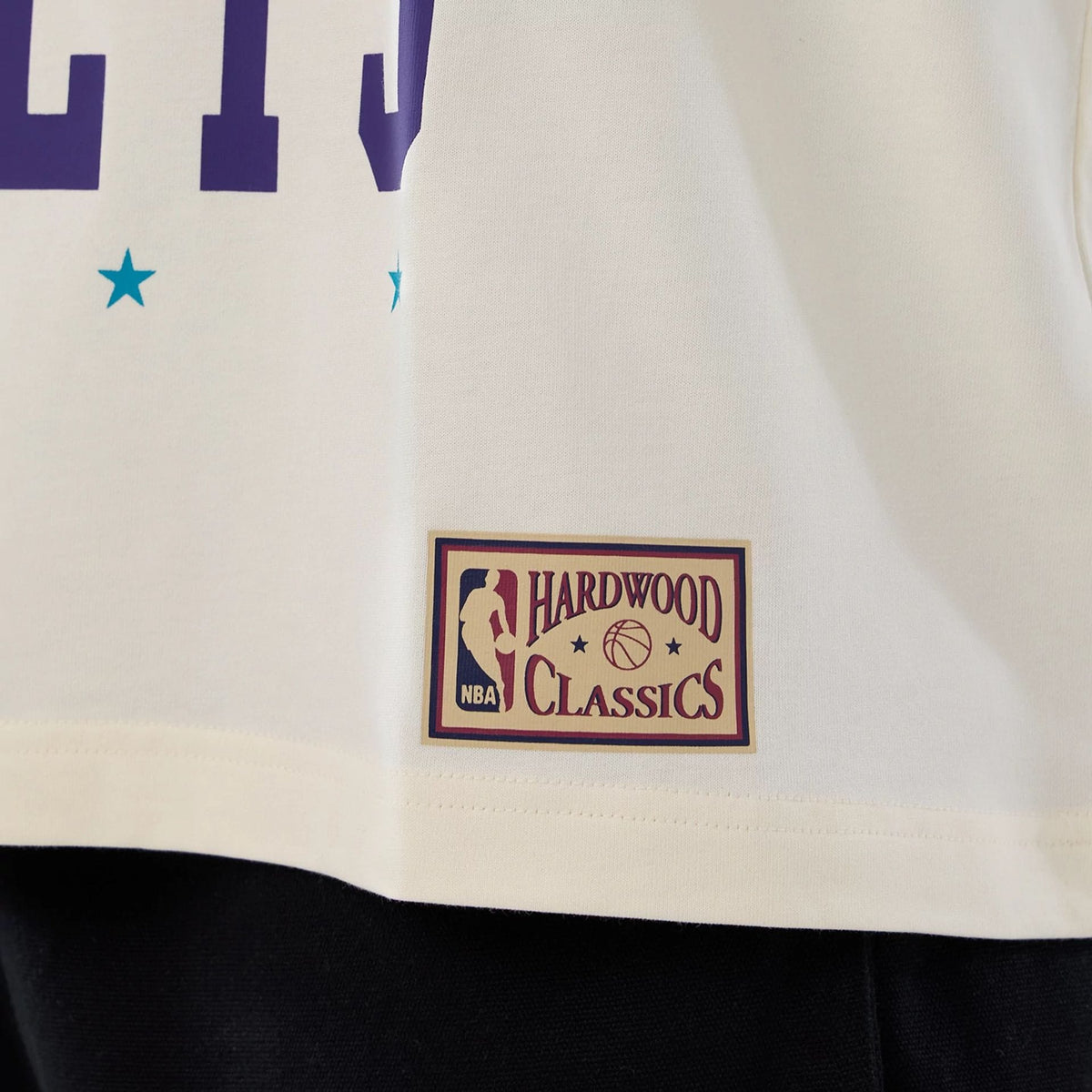 Charlotte Hornets NBA Hardwood Classic Cream T-Shirt-kentox