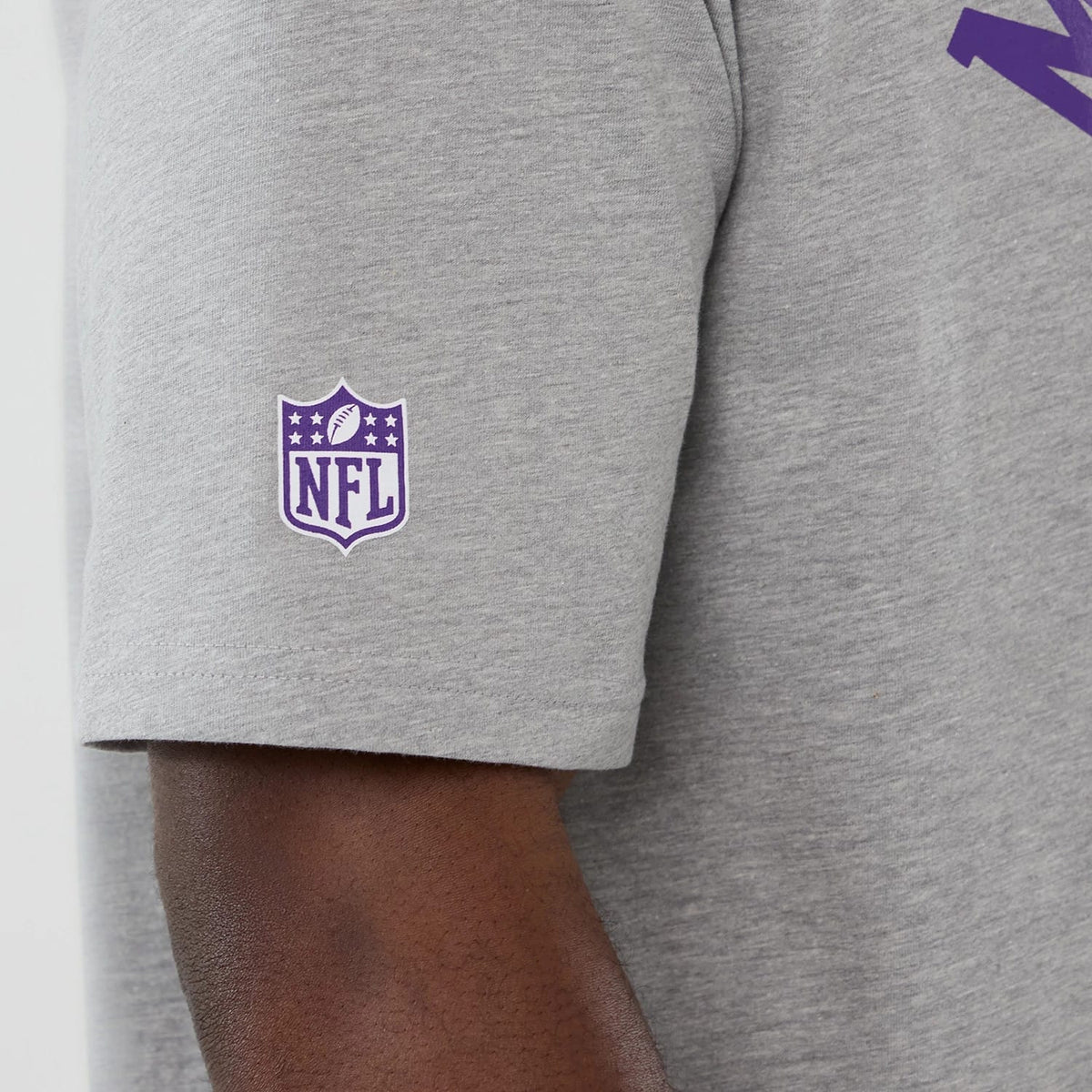 Minnesota Vikings NFL International Series Games 2025 Grey Oversized T-Shirt-kentox