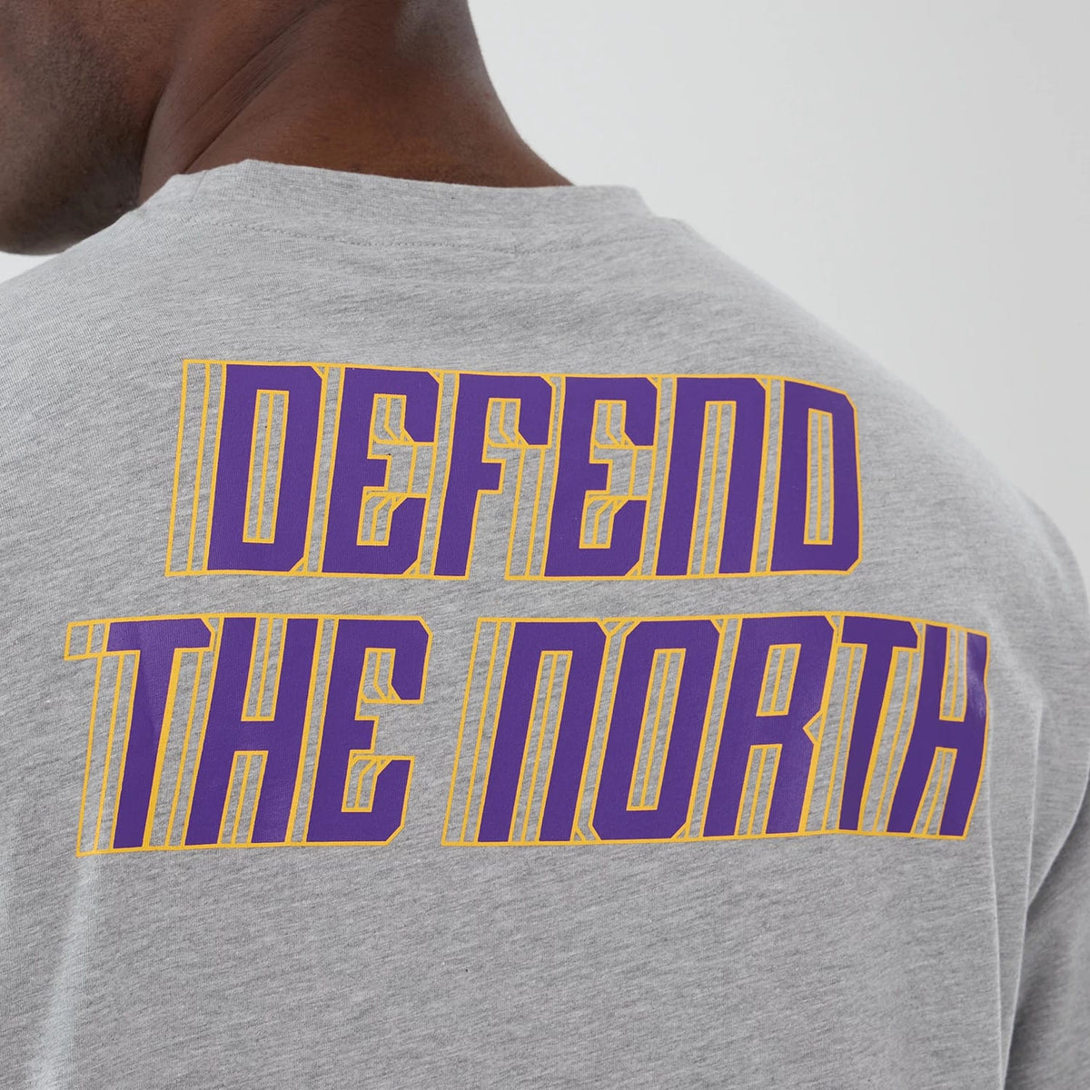 Minnesota Vikings NFL International Series Games 2025 Grey Oversized T-Shirt-kentox