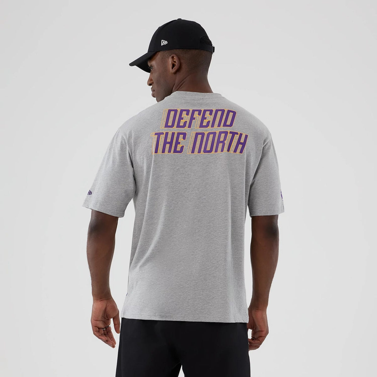 Minnesota Vikings NFL International Series Games 2025 Grey Oversized T-Shirt-kentox