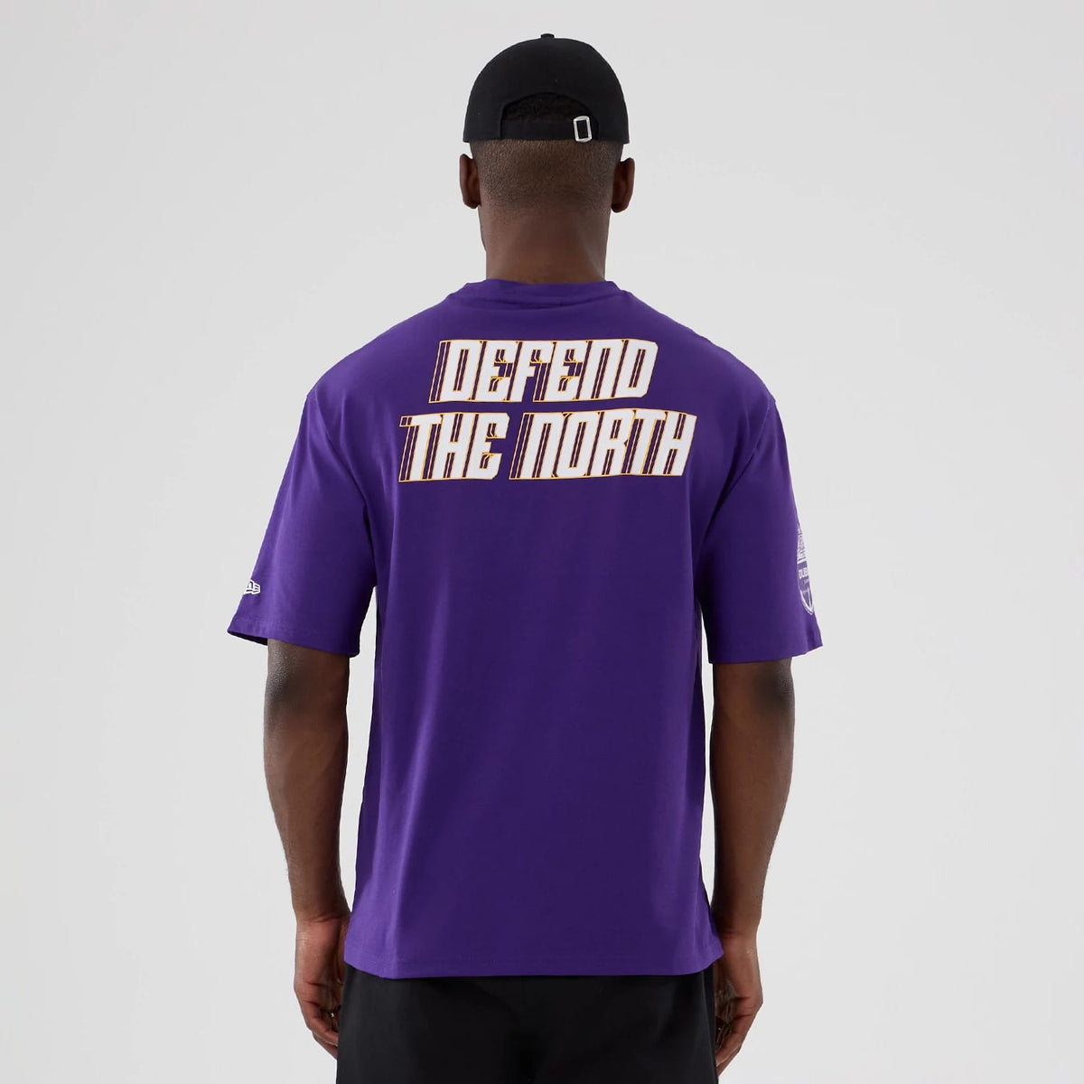 Minnesota Vikings NFL International Series Games 2025 Purple Oversized T-Shirt-kentox
