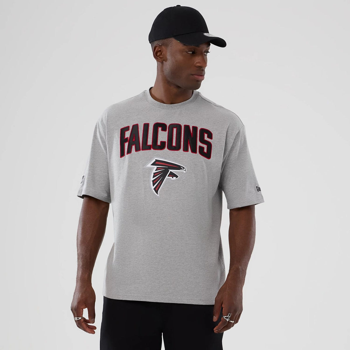 Atlanta Falcons NFL International Series Games 2025 Grey Premium T-Shirt-kentox