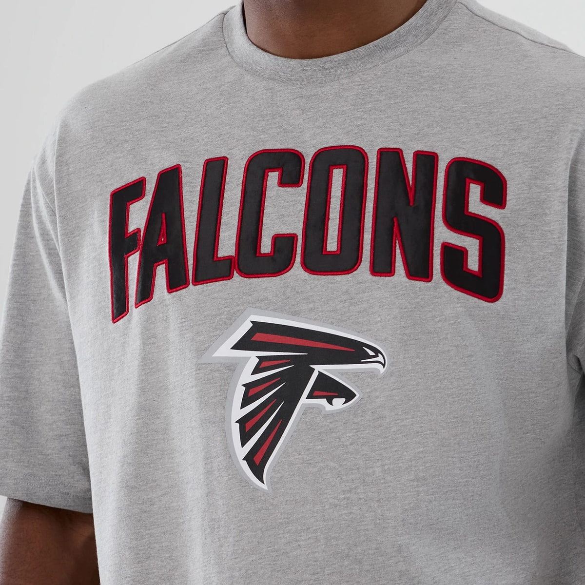 Atlanta Falcons NFL International Series Games 2025 Grey Premium T-Shirt-kentox