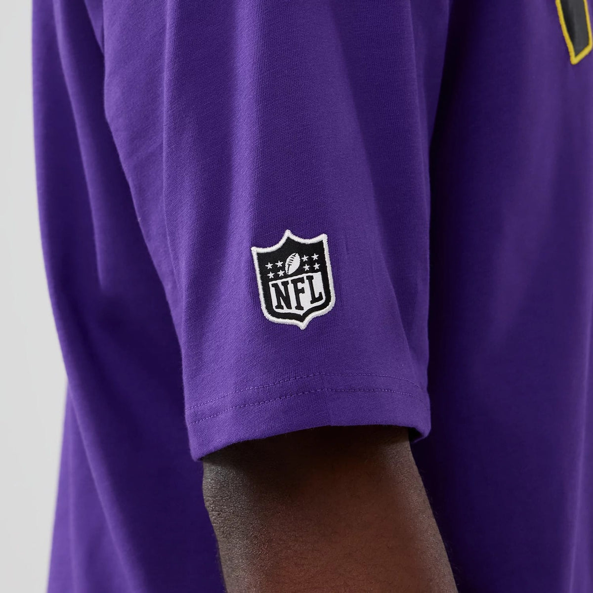 Minnesota Vikings NFL International Series Games 2025 Purple Premium T-Shirt-kentox