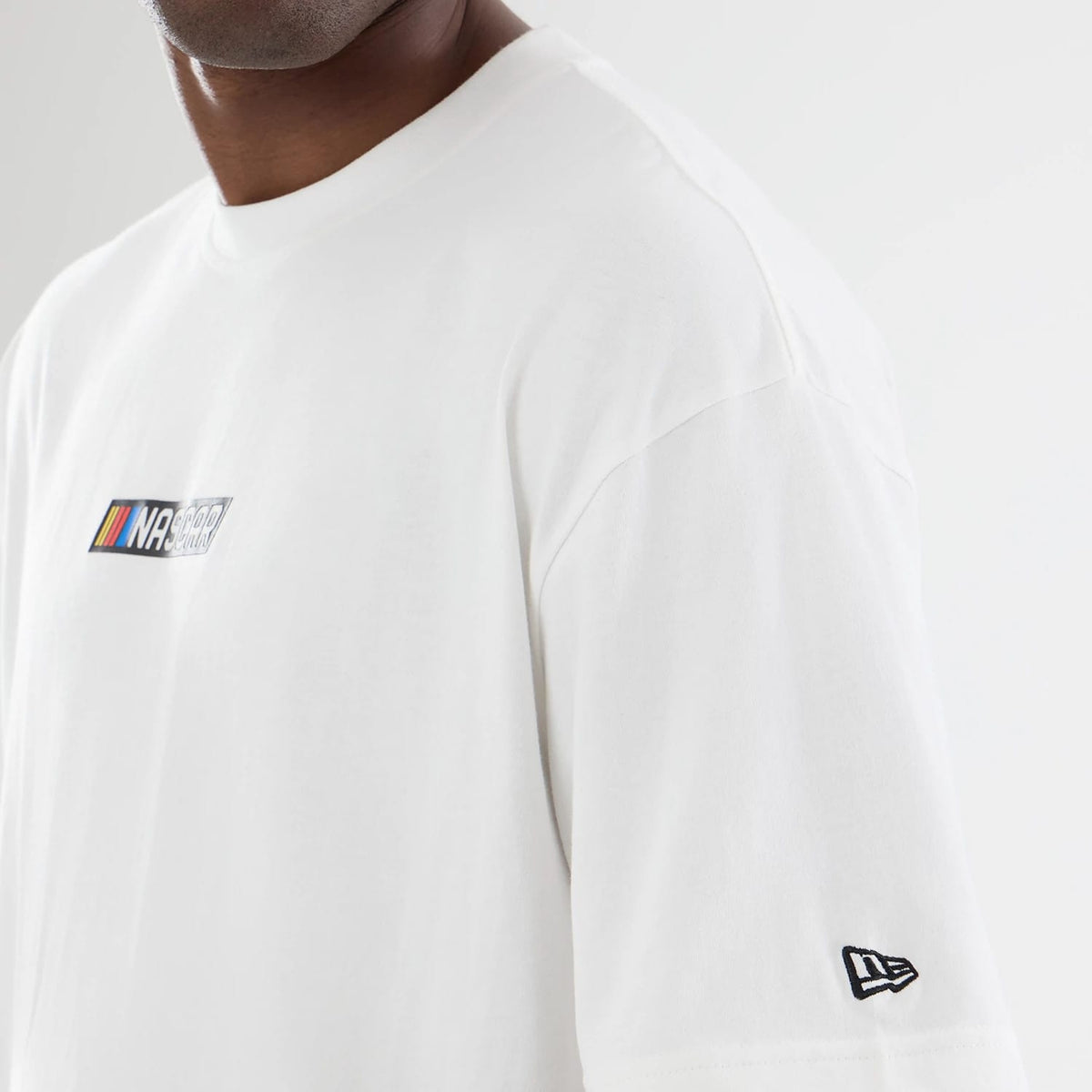 Nascar Logo White T-Shirt-kentox