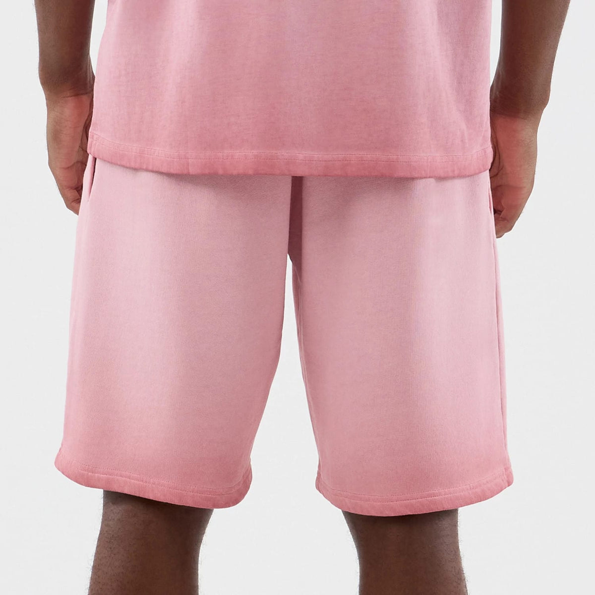 New York Yankees MLB Washed Logo Pastel Pink Shorts-kentox