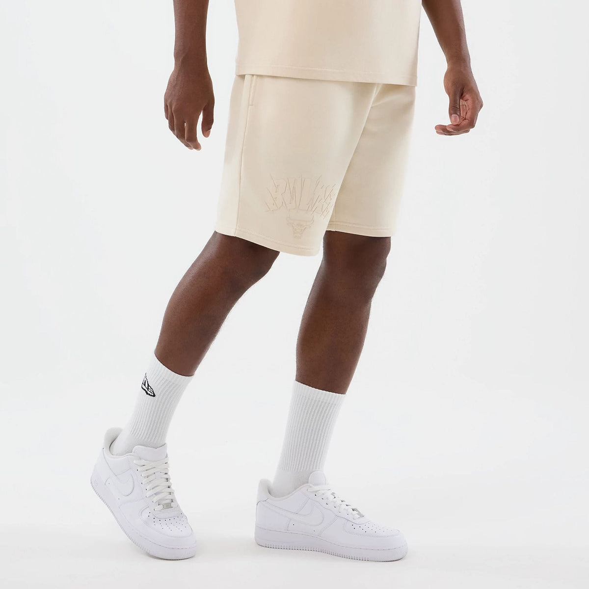 Chicago Bulls NBA Core Plus Light Beige Shorts-kentox