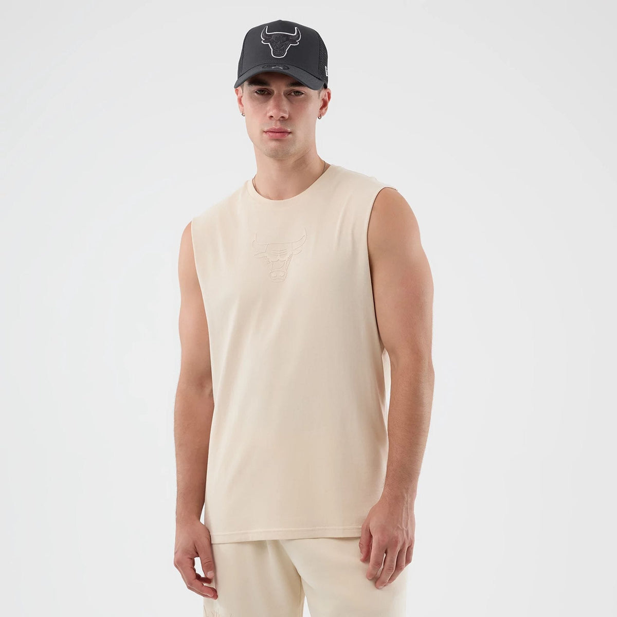 Chicago Bulls NBA Core Plus Light Beige Vest-kentox