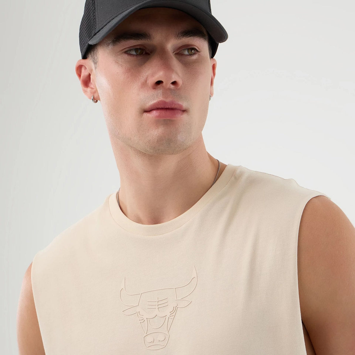 Chicago Bulls NBA Core Plus Light Beige Vest-kentox