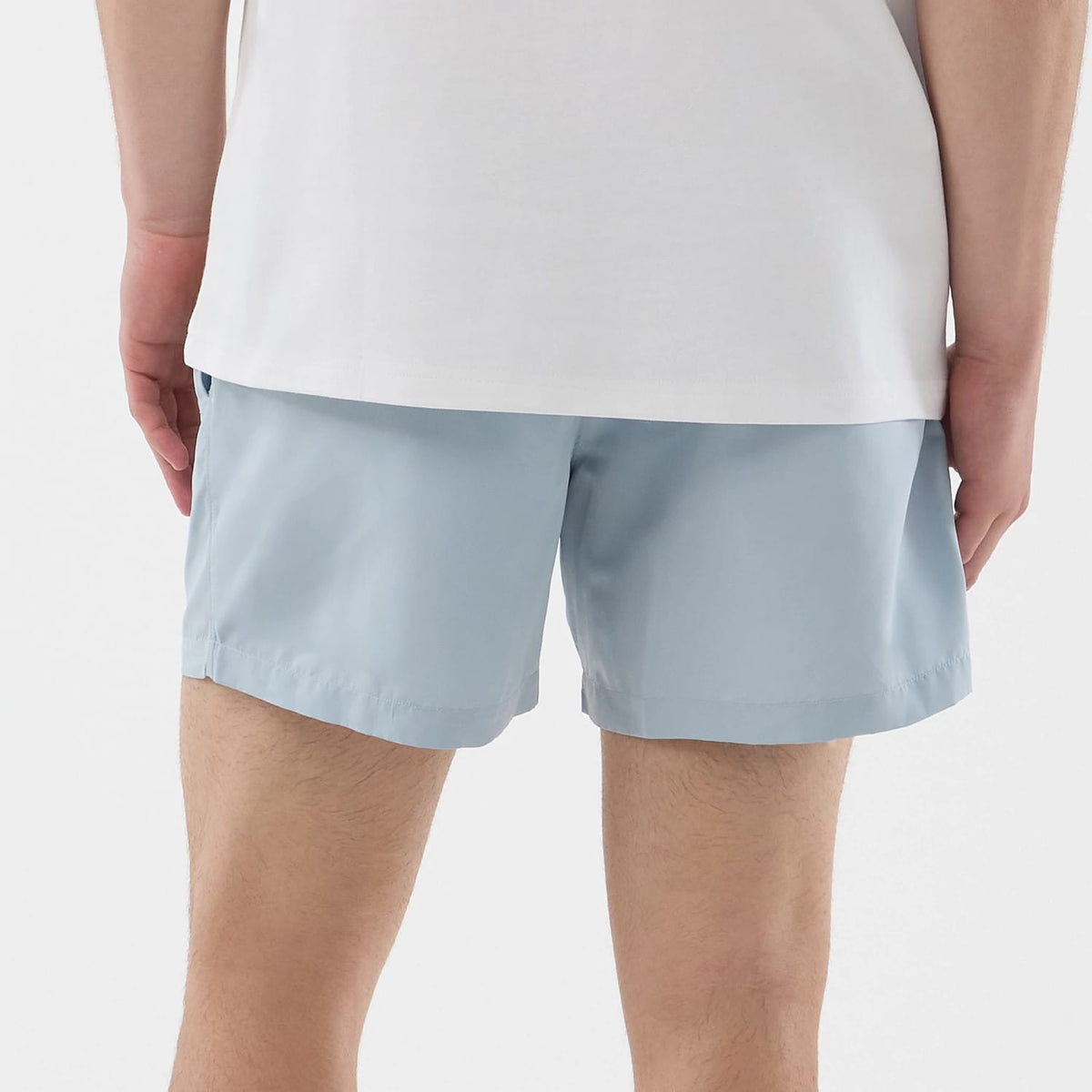 New Era Pastel Blue Swimming Shorts-kentox