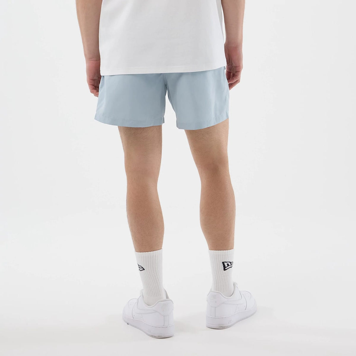 New Era Pastel Blue Swimming Shorts-kentox