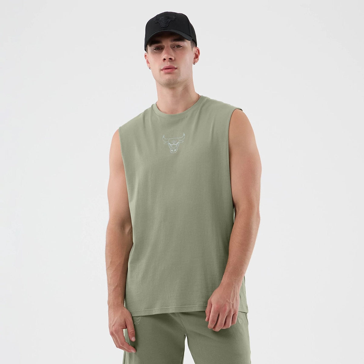 Chicago Bulls NBA League Essential Pastel Green Vest-kentox