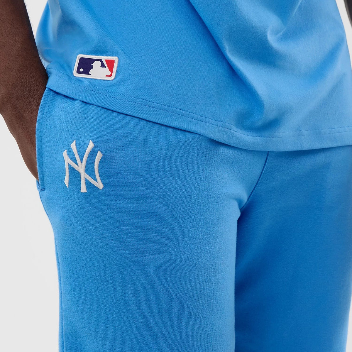 New York Yankees MLB League Essential Pastel Blue Shorts-kentox