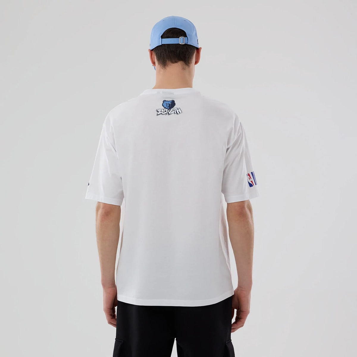 Memphis Grizzlies NBA Berlin Game 2026 White Oversized T-Shirt-kentox