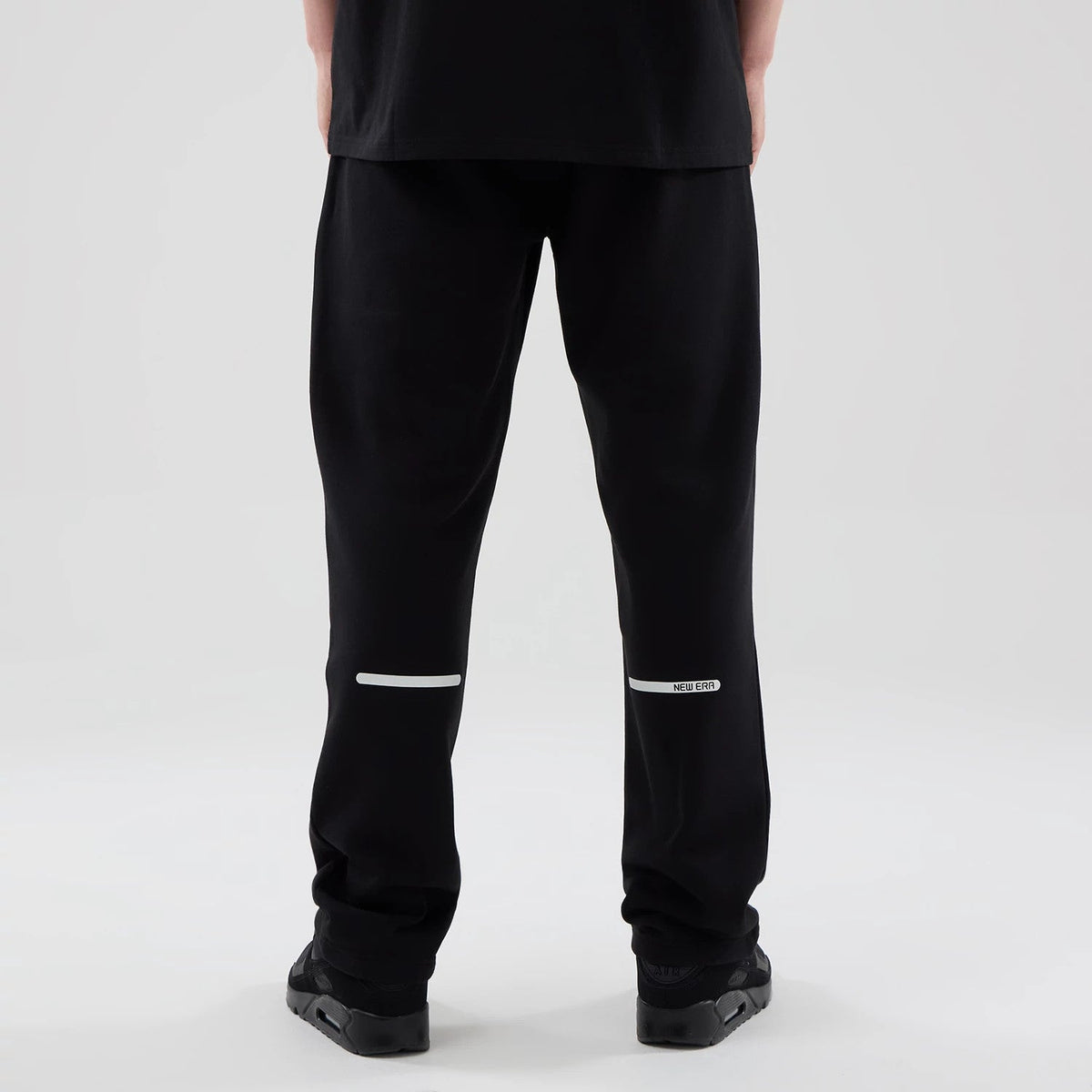 New Era Tech Black Straight Leg Joggers-kentox