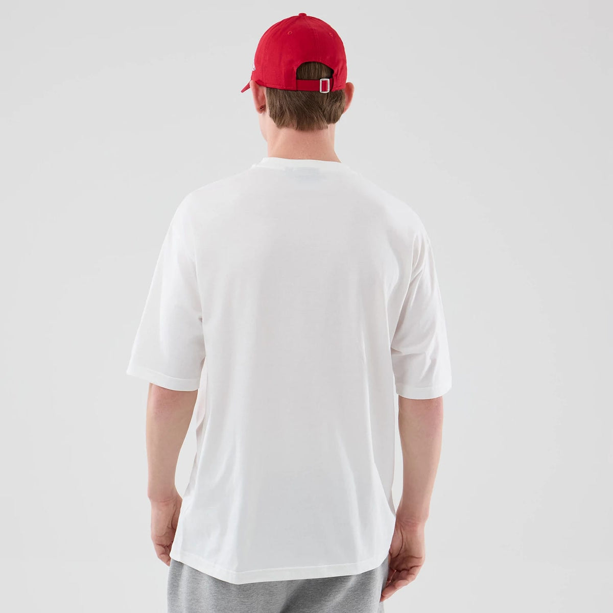 Chicago Bulls NBA Basketball Graphic White Oversized T-Shirt-kentox