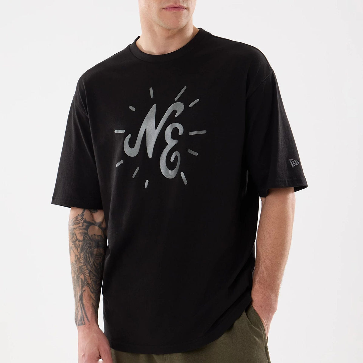New Era 59FIFTY Day Graphic Black T-Shirt-kentox