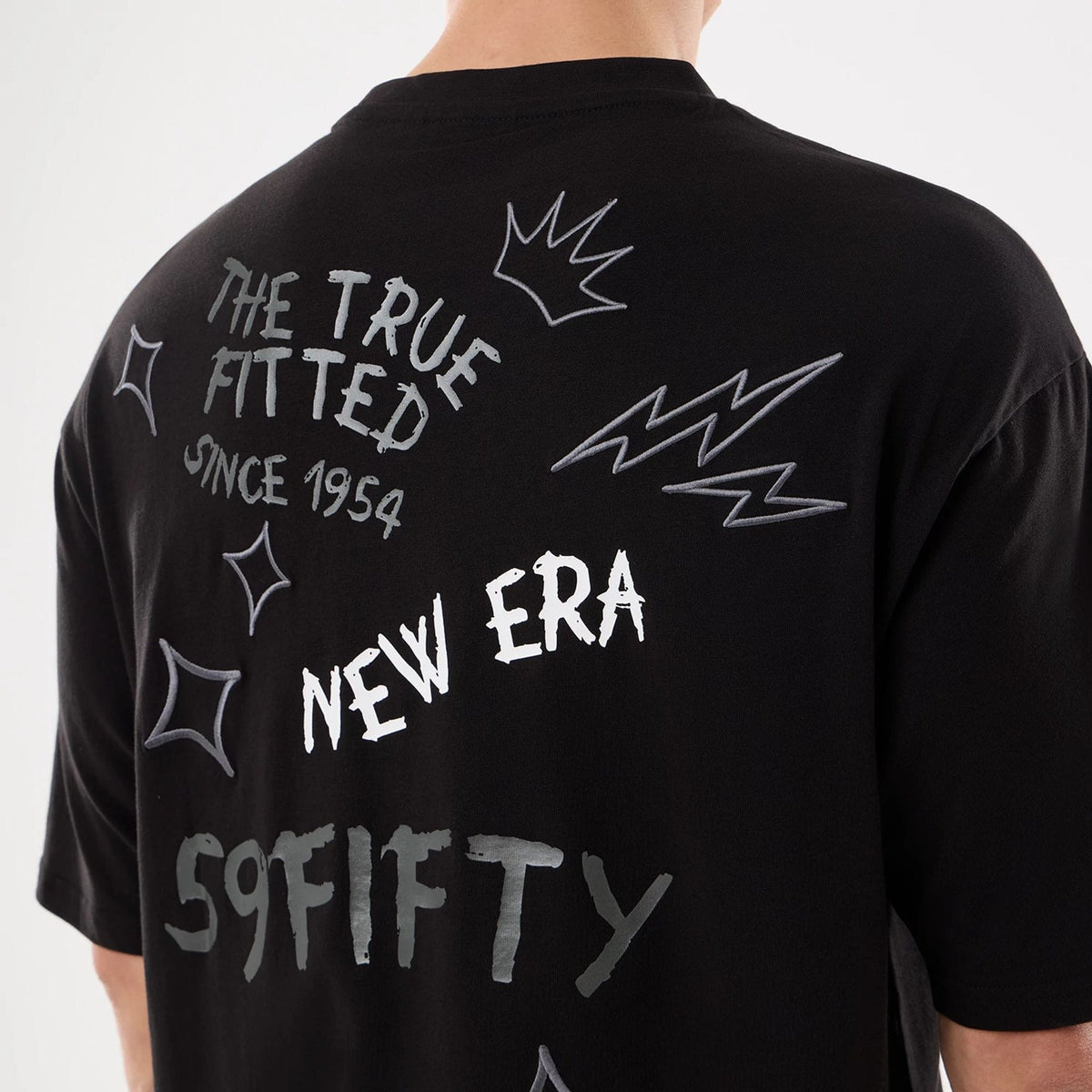 New Era 59FIFTY Day Graphic Black T-Shirt-kentox