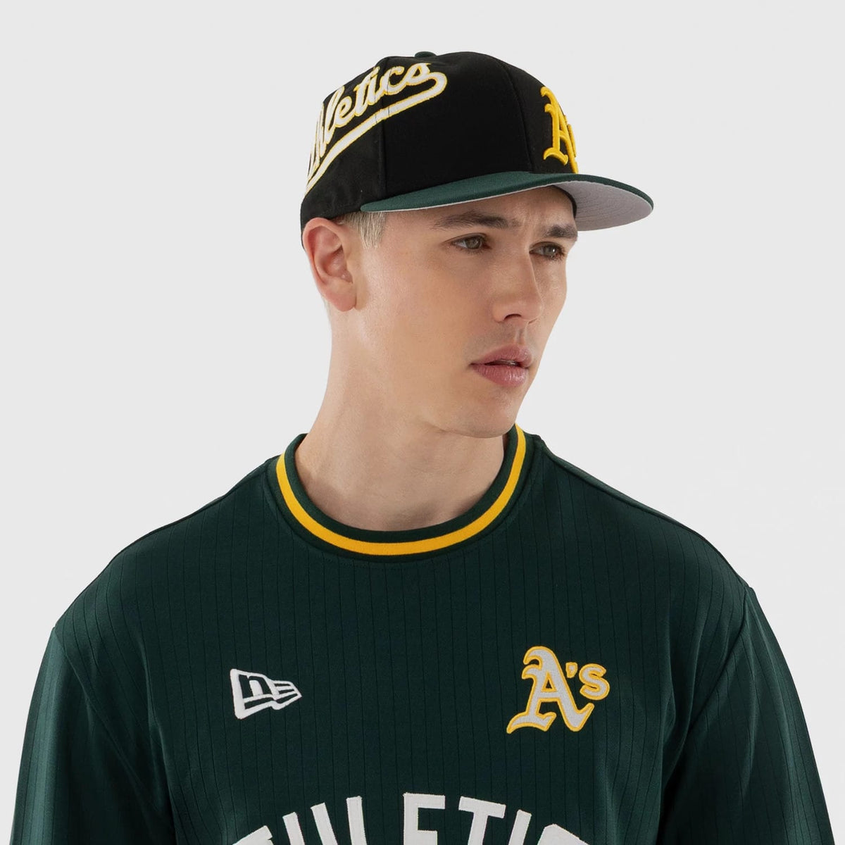 Athletics MLB Dark Green Oversized T-Shirt-kentox